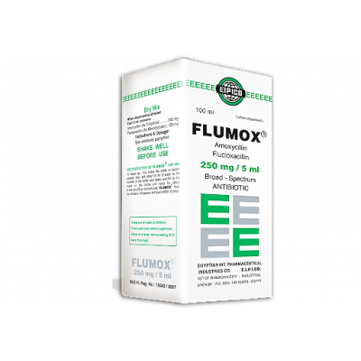 FLUMOX 250 MG / 5 ML ( AMOXICILLIN + FLUCLOXACILLIN ) 100 ML SUSPENSION